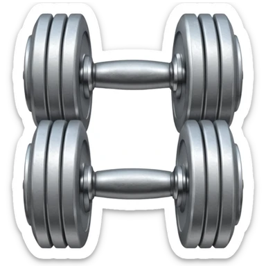 singular dumbbell sticker
