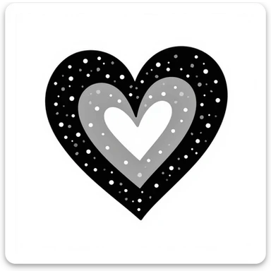 pride heart, hand drawn doodle style, sketchy lines sticker