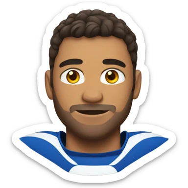rugby player sticker