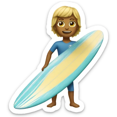 prancha de surf sticker