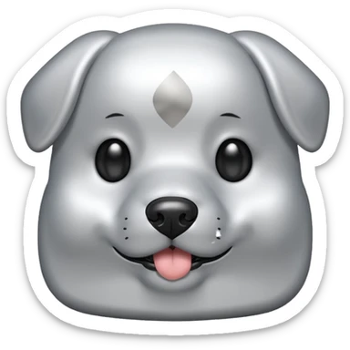 i want a die dog sticker