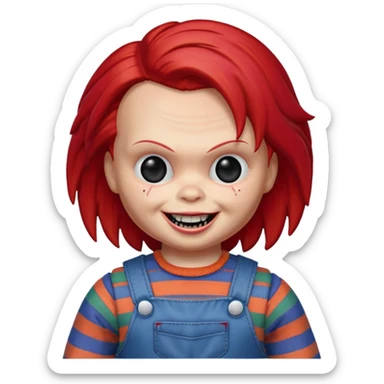 Chucky Doll sticker