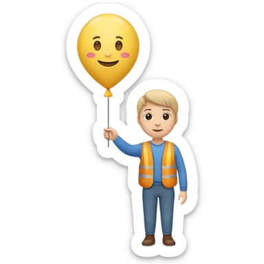 maak een emoji met een persoon in eht midden, een tekstbalon met een vinkje en een teksbalon met een kruis sticker