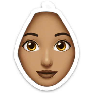 beautiful south indian hijabi sticker