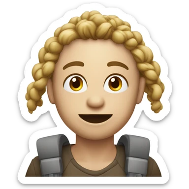 Criar logo com letra M e uma pêra envolvida e um dna na letra sticker