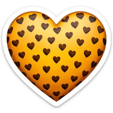 قلب پلنگی sticker