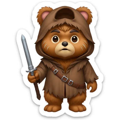 Ewok from Star Wars sticker