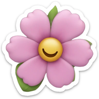 Flower sticker