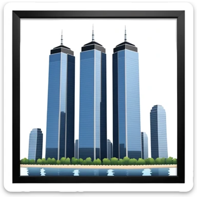 twin towers sticker