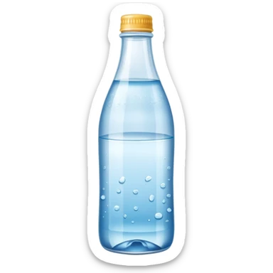  a bottle mineral water sticker