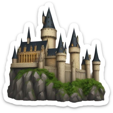 Hogwarts castle sticker
