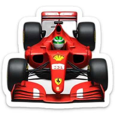 formula 1 ferrari car sticker