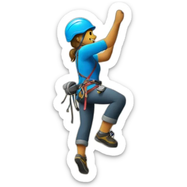 climbing sticker