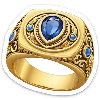 Superbowl ring sticker