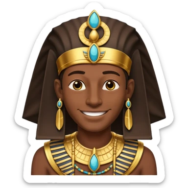 ancient egyptian man sticker