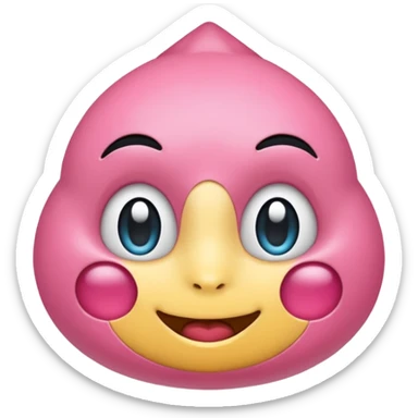 сердечко в акварельном стиле розового цвета sticker