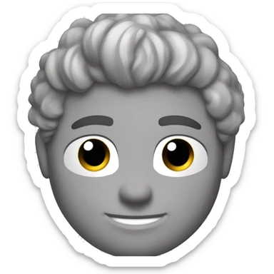 Homme musclé Métisse peau claire avec cheveux bouclés  sticker