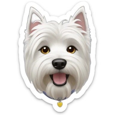  Four Westies sticker