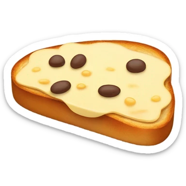 Beans + cheese on toast sticker