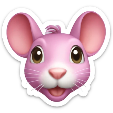 ratatouille pink sticker