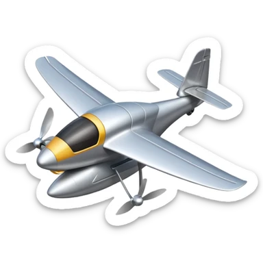 Propeller Craft – Small flying craft with spinning blades sticker