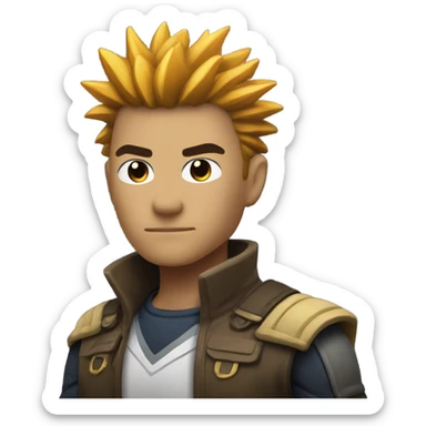 Make emoji the main character of solo leveling
 sticker