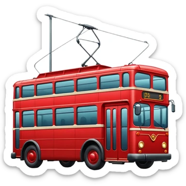 trolleybus sticker