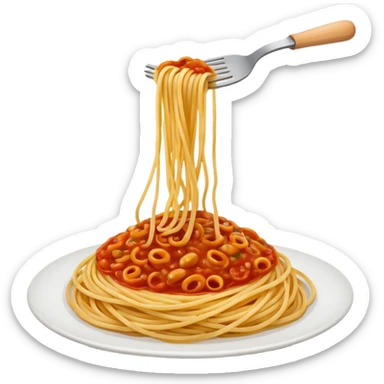 Spaghetti sticker
