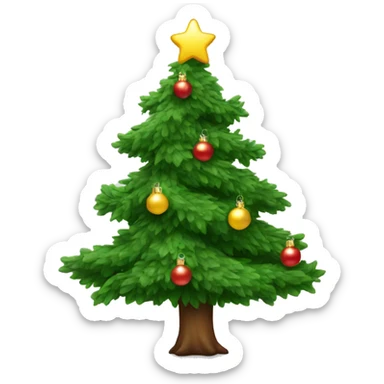 Tree Christmas bigger  sticker