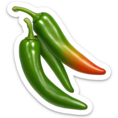 serrano pepper sticker