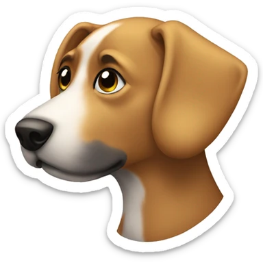 A dog gay in New York  sticker