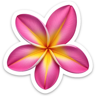 Plumeria sticker