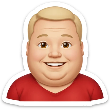 Make a fat guy sticker