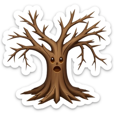 Broken Tree Branches sticker
