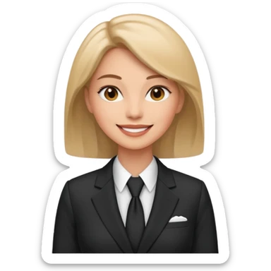 gentlemen vibe suit woman sticker