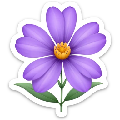 lavanda flower sticker