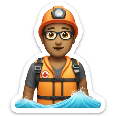 Beach rescuers sticker