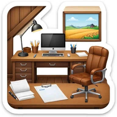 farm office sticker