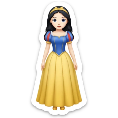 snow white full sticker