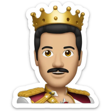 Freddy Mercury queen sticker