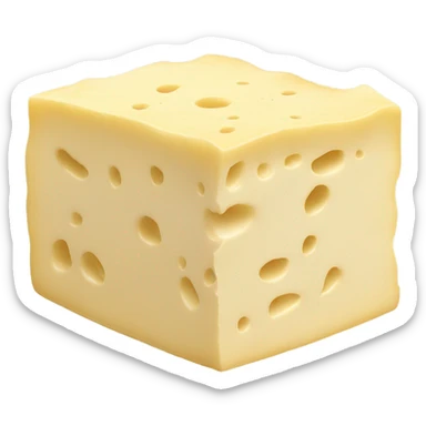 queso de hebra sticker