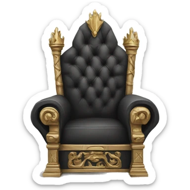 A majestic throne sticker