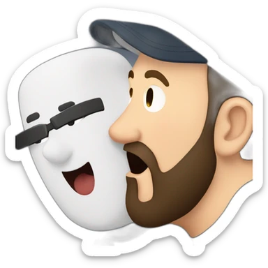 tom segura kissing bert kreischer sticker