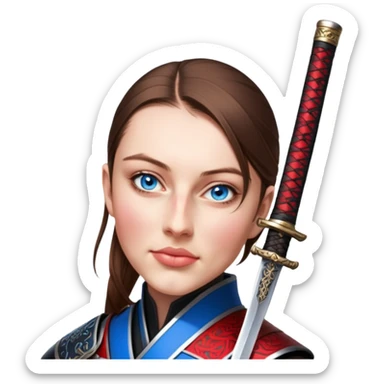 Katana Master sticker