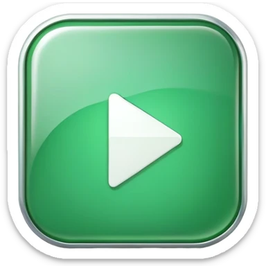 green play button sticker