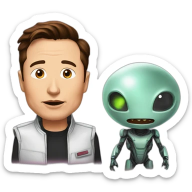 elon-musk-bullied-by-mars-alien sticker