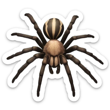 tarantula spider realistic  sticker