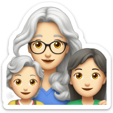Classmates Reunion in taiwan with older lady teacher sticker