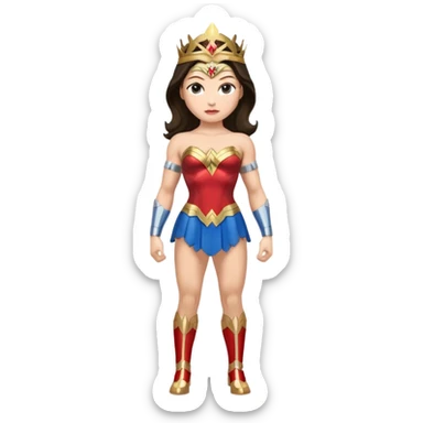 Wonder Woman full body pose sticker