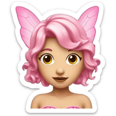 Fairy bikini rose sticker